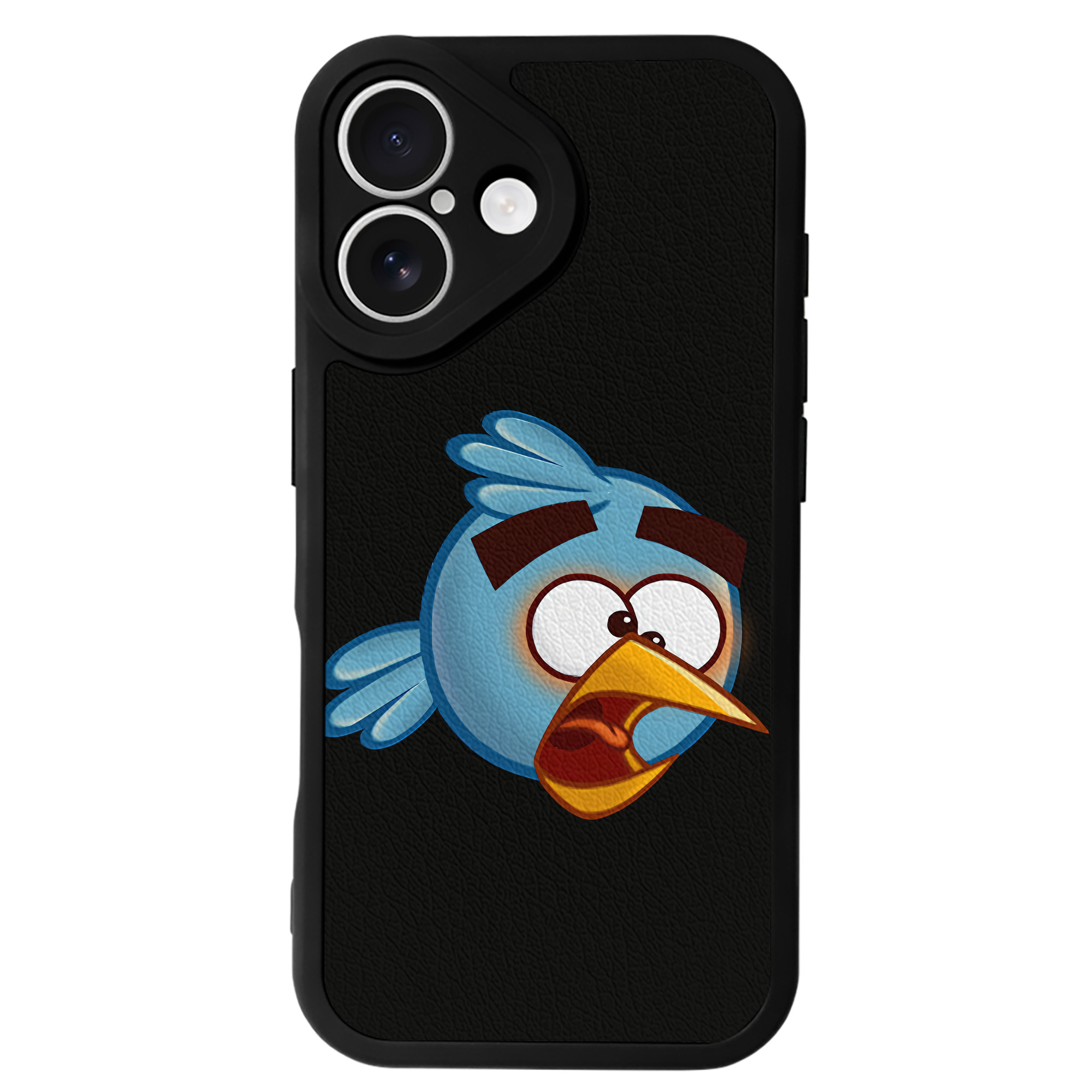 （画像用） Angry Birds アングリーバード 【iPhone 16シリーズ対応】シリコンスマホケース（レザー調） 材質：シリコン
